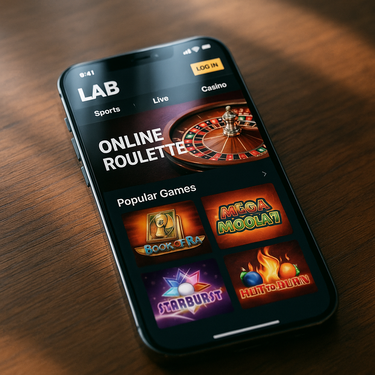 Lab Casino - Mobile Responsive Design - iPhone Android